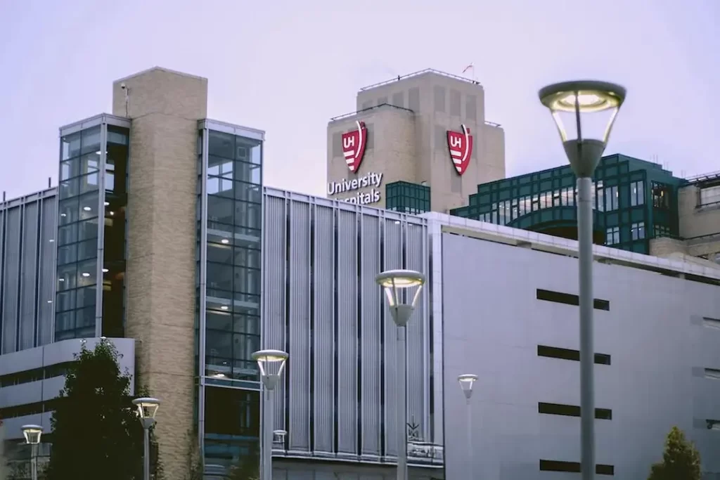 a hospital or clinic